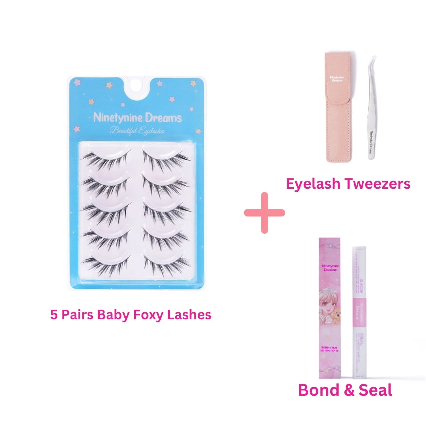 5 Pairs Baby Foxy Lashes - Ninetynine Dreams