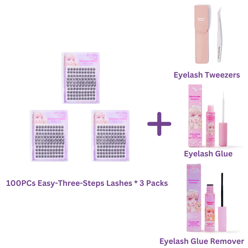 100PCs Easy-Three-Steps Lashes