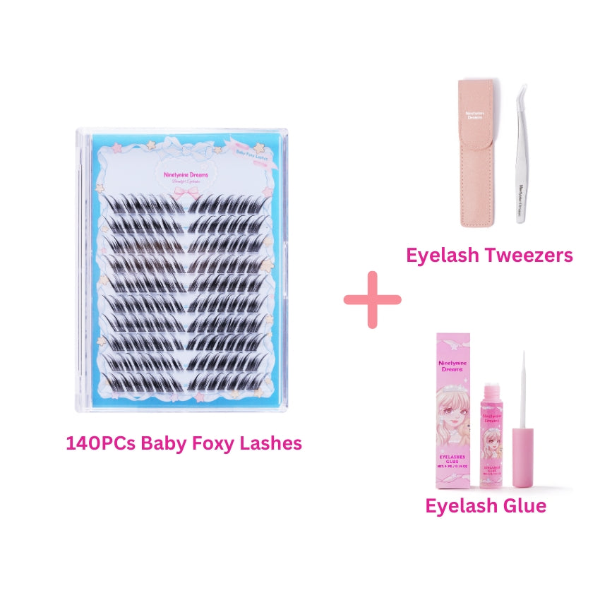 140PCs Baby Foxy Lashes - Ninetynine Dreams