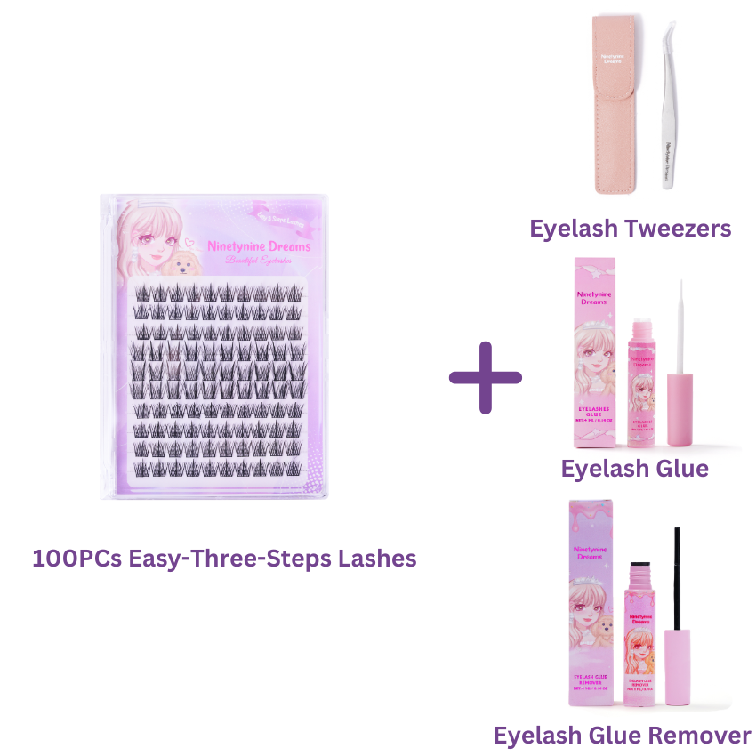 100PCs Easy-Three-Steps Lashes