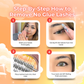 Step-by-step removal tutorial for No Glue Honeybun self-adhesive lashes