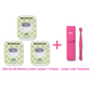 No Glue Melora Lower Lashes three-pack bundle including precision lash tweezers