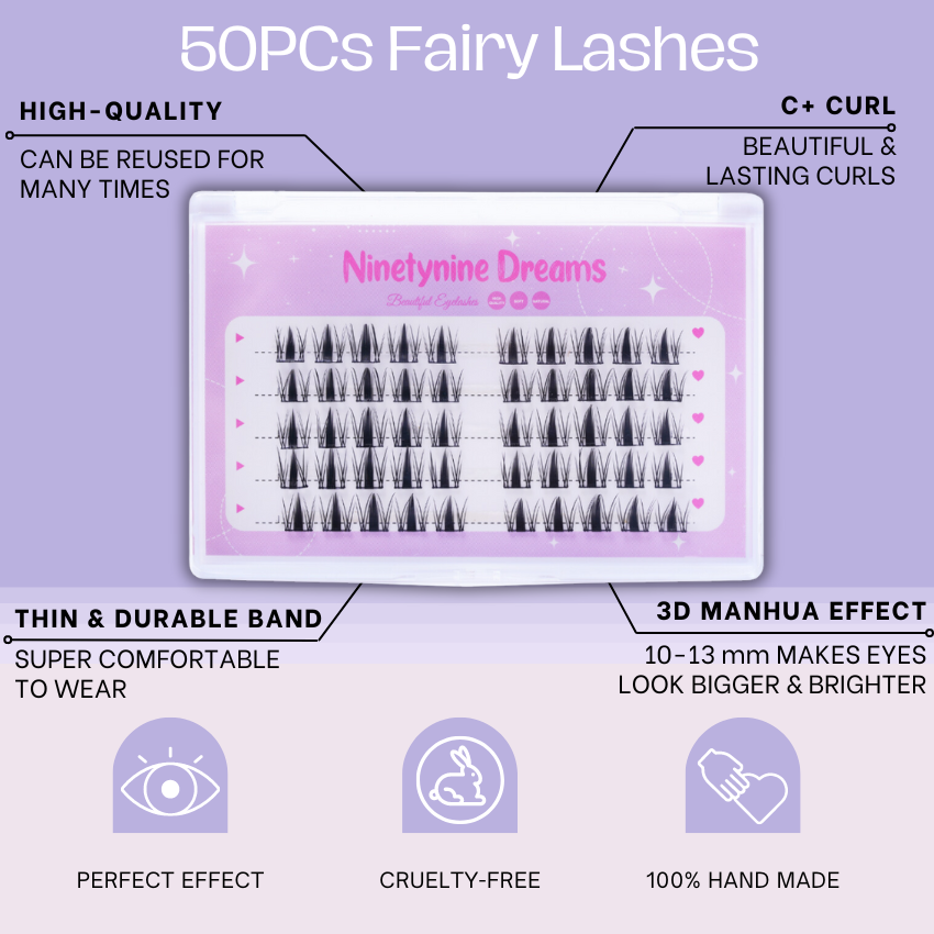 50PCs Fairy Lashes - Ninetynine Dreams