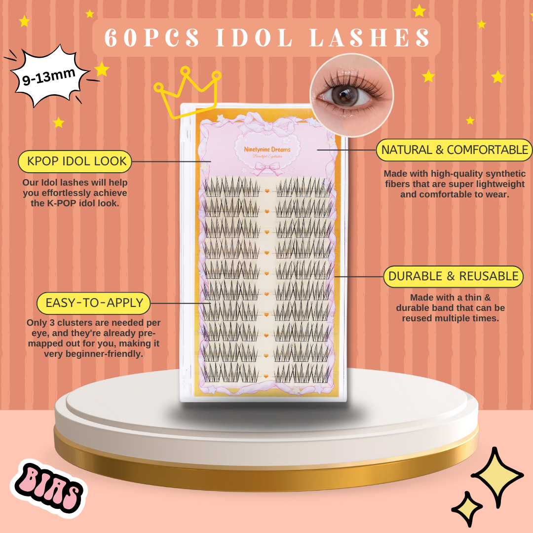 60PCs idol Lashes - Ninetynine Dreams