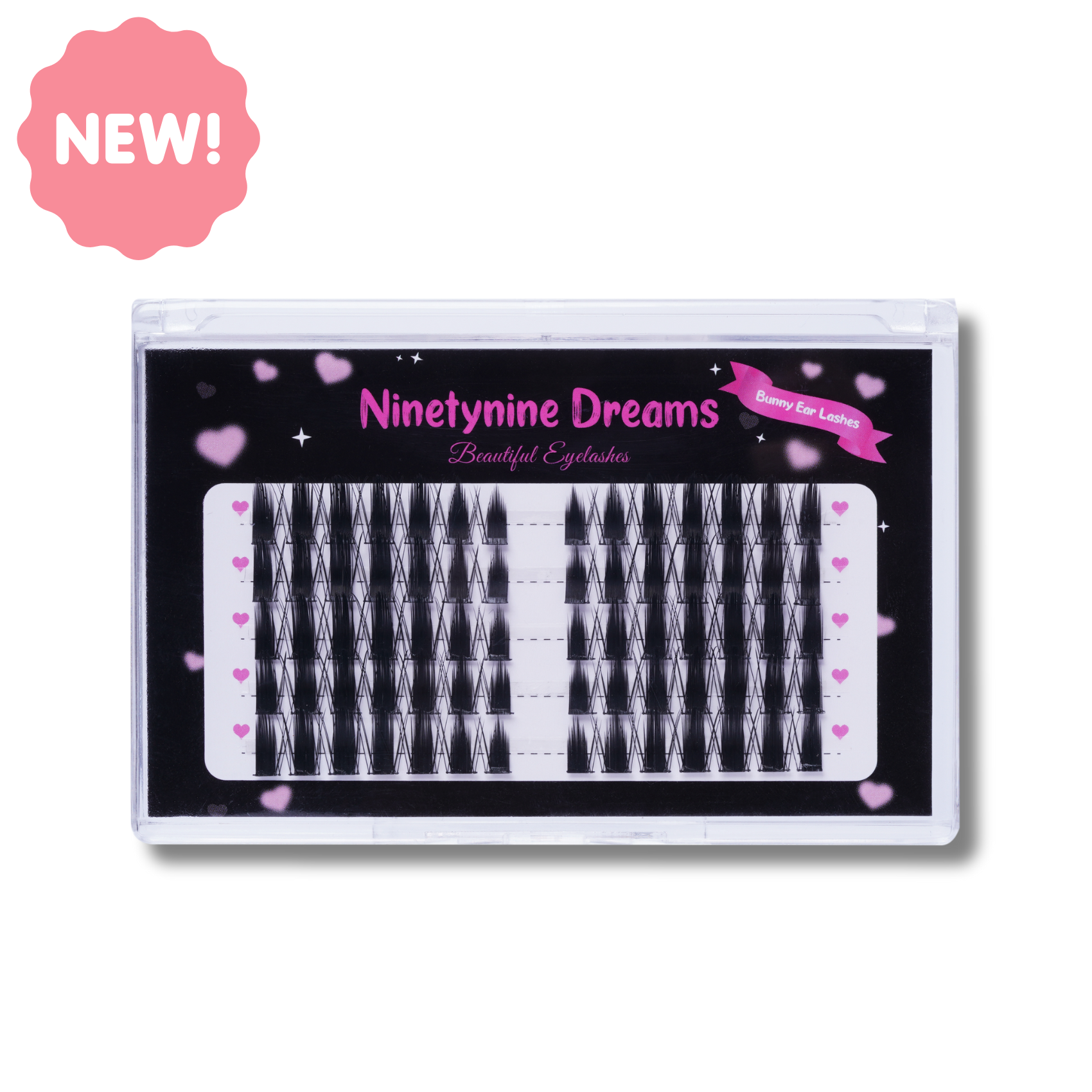 70PCs Bunny Ear Lashes - Ninetynine Dreams
