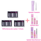 Ninetynine Dreams Bunny Ear Lashes – 3 packs accessory photo. Eyelash Tweezers, Eyelash Glue,  Eyelash Glue Remover. premium cluster false eyelashes in black, wispy and lightweight lash extensions for natural, fluffy volume.