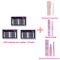 Ninetynine Dreams Bunny Ear Lashes – 3  packs accessory photo. Eyelash Tweezers, Bond & Seal, Eyelash Glue Remover. premium cluster false eyelashes in black, wispy and lightweight lash extensions for natural, fluffy volume.