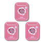 Three-pack bundle of [NO GLUE] Afterblush self-adhesive cluster lashes.