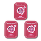 Three-pack bundle of [NO GLUE] Lovestain self-adhesive cluster lashes.