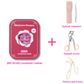 [NO GLUE] Lovestain self-adhesive cluster lashes bundled with eyelash tweezers, an eyelash curler, and a partial eyelash curler.
