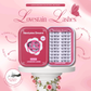 [NO GLUE] Lovestain self-adhesive cluster lashes featuring a lightweight, beginner-friendly, dramatic lash style with a reusable jelly band.