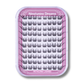 Close-up of the [NO GLUE] Petaline self-adhesive cluster lash tray with pre-mapped lash clusters.