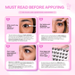 Important tips to read before applying [NO GLUE] Pinkwhisper self-adhesive cluster lashes.