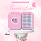 [NO GLUE] Roseveil self-adhesive cluster lashes featuring a lightweight, beginner-friendly, dramatic lash style with a reusable jelly band.