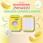 Features and benefits of No Glue Solara Lower Lashes including self-adhesive design and comfortable wear