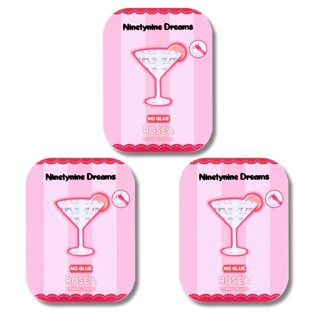 Roséa No Glue Lower Lashes available in single pack and multi-pack options.