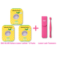 No Glue Solara Lower Lashes three-pack bundle with lash tweezers