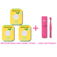 Three-pack bundle of Solara No Glue Lower Lashes with precision lash tweezers.