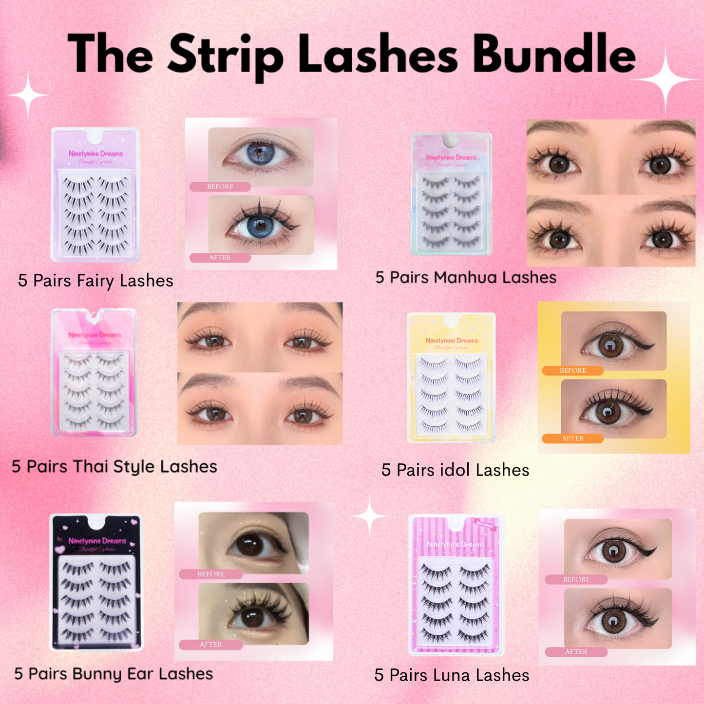 The Strip Lashes Bundle
