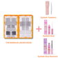 Ninetynine Dreams The Manhua Lashes Book – complete lash set with multiple styles of false eyelash clusters in spiky, wispy, and dramatic designs for versatile glam and anime-inspired looks.