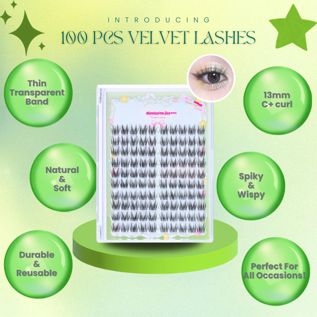 100PCs Velvet Lashes